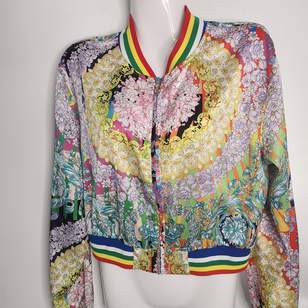 Banjul‎ Multicolor Floral Bomber Jacket